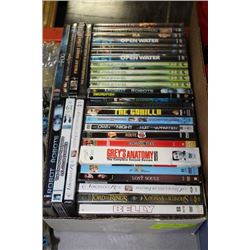 BOX OF DVD'S APPROX. (32)
