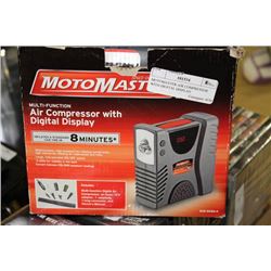 MOTOMASTER AIR COMPRESSOR WITH DIGITAL DISPLAY