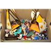Image 1 : BOX OF MISC FIGURES AND TOYS