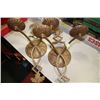 Image 1 : PAIR OF METAL CANDLE SCONCES