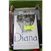 Image 1 : BOX OF PRINCESS DIANA BOOKS AND NEWSPAPERS