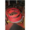 Image 1 : BOX OF AIR HOSE W/ PRESSURE GAUGE, AIR HOSES AND