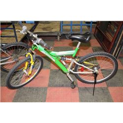 GLACIER 21 SPEED FULL SUSPENSION MOUNTAIN BIKE