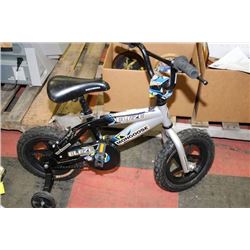 MONGOOSE KIDS BIKE W/ TRAINING WHEELS