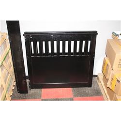 SHOWHOME BLACK SINGLE BEDFRAME