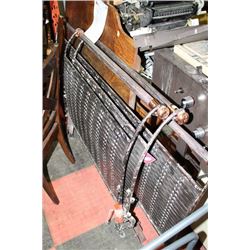 TWO SINGLE AND ONE QUEEN MATCHING METAL HEADBOARDS