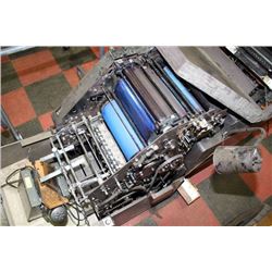 ROSBACK VINTAGE PRINTING PRESS SOLD WITH PAPER