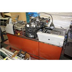 RED VINTAGE NEWSPAPER PRESS