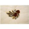 Image 1 : ANTIQUE CUT GLASS BROACH