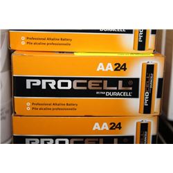 PACK OF 24 DURACEL AA BATTERIES