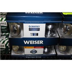 WEISER SMARTKEY SINGLE CYLINDER DEADBOLT WITH