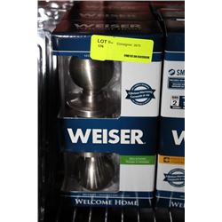 WEISER HALL AND CLOSET HANDLE SET