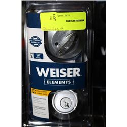 WEISER SINGLE CYLINDER DEADBOLT MODEL 006