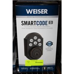 WEISER SMARTCODE 5 TOUCH PAD ELECTRONIC DEADBOLT