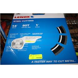 LENOX 14" CARBIDE TIPPED CUTTING WHEEL