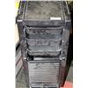 Image 1 : PLASTIC SALON CART X4