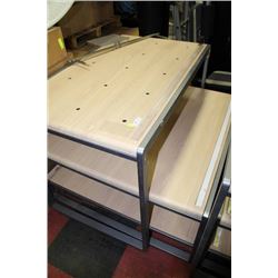 TWO PIECE COMMERCIAL NESTING DISPLAY TABLES