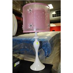 SHOWHOME PINK AND WHITE LAMP