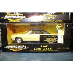 DIE CAST 1967 CHEVELLE SCALE 1:18