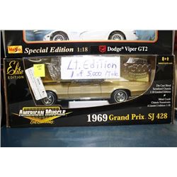 DIE CAST 1969 PONTIAC GRAND PRIX SJ428 SCALE 1:18