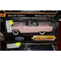 DIE CAST 1955 FORD THUNDERBIRD SCALE 1:18