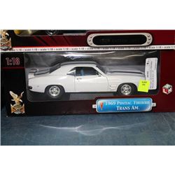 DIE CAST 1969 PONTIAC FIREBIRD TRANS AM SCALE 1:18