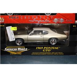 DIE CAST 1969 PONTIAC GTO SCALE 1:18