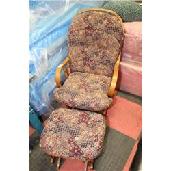 GLIDER ROCKER WITH OTTOMAN