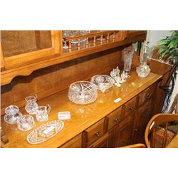 25PC. COLLECTION OF CRYSTAL DISHES