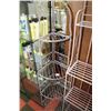 Image 1 : METAL 4-TIER FOLDABLE CORNER STAND