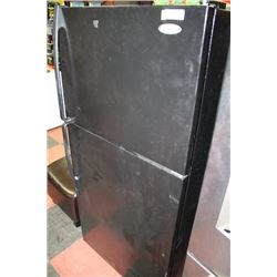 BLACK WHIRLPOOL FRIDGE