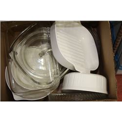 ESTATE BOX OF CORNINGWARE