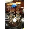 Image 1 : PAIR OF CANDLE HOLDERS