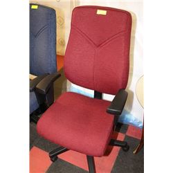 NEW OFFICE CHAIR ON CHOICE: RED