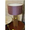 Image 1 : PURPLE AND GOLD TABLE LAMP
