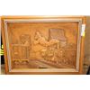 Image 1 : WHEAT COUNTRY WOOD PICTURE