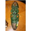 Image 1 : Green African Wooden Wall Mask
