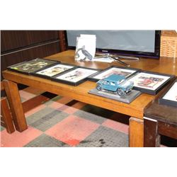 WOOD TONE KITCHEN TABLE