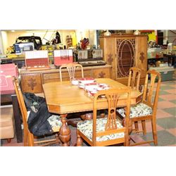 1920'S NINE PIECE DINING ROOM SET