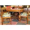 Image 2 : 1920'S NINE PIECE DINING ROOM SET