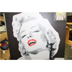 LARGE CANVAS MARILYN MONROE PAINTING & COLLECTRS