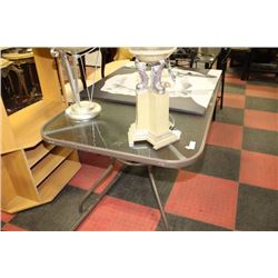 PATIO TABLE WITH UMBRELLA