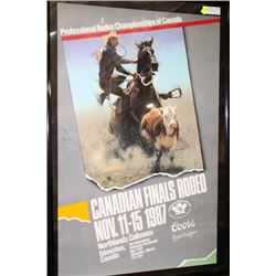 1987 CFR FRAMED POSTER