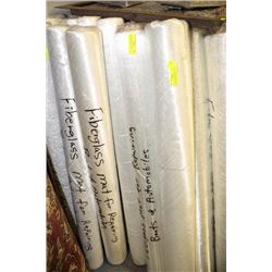 ROLLS OF FIBERGLASS MAT FOR REPAIRING BOATS AND