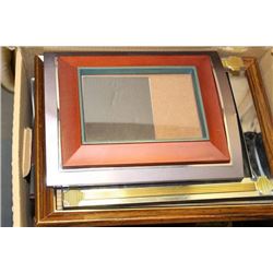 TWO BOXES OF PICTURE FRAMES