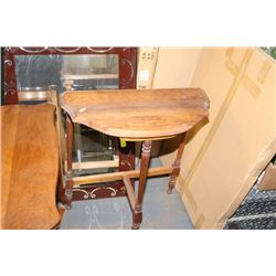 TWO WOOD STANDS - NEEDS WORK