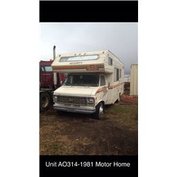 A0314 1981 CHEVY VAN 30 CAMPER