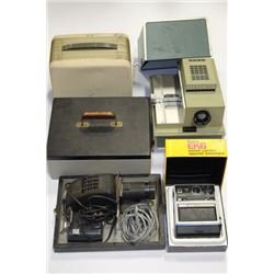 BOX OF VINTAGE PROJECTORS