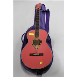 J.J HART  GIRL'S ACOUSTIC GUITAR