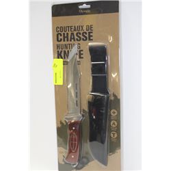 OLMPIA 30667PKH HUNTING KNIFE WITH CASE